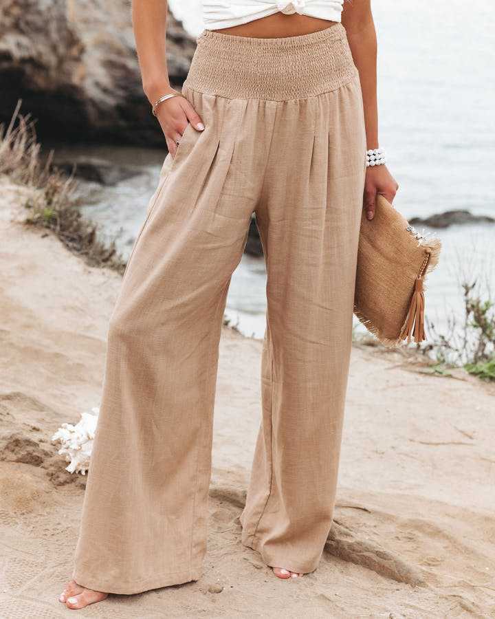 Aileen - Pantaloni Estivi Ampi per la Spiaggia