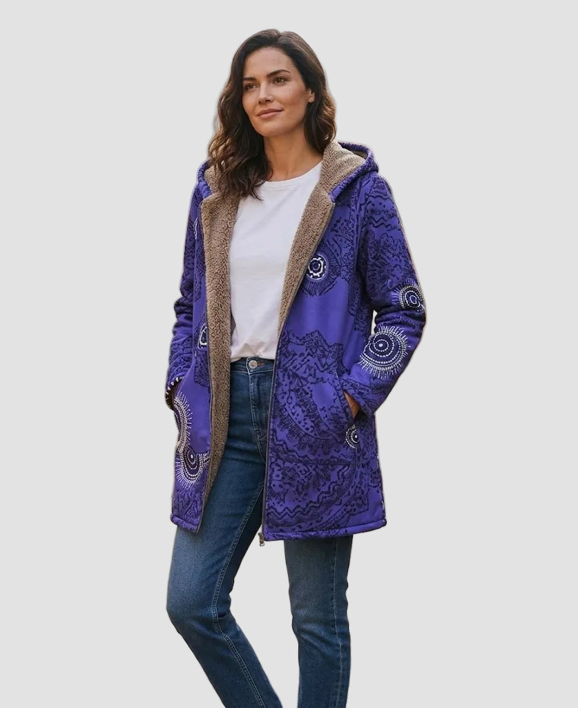Luna - Giacca Fleece Blu Notte