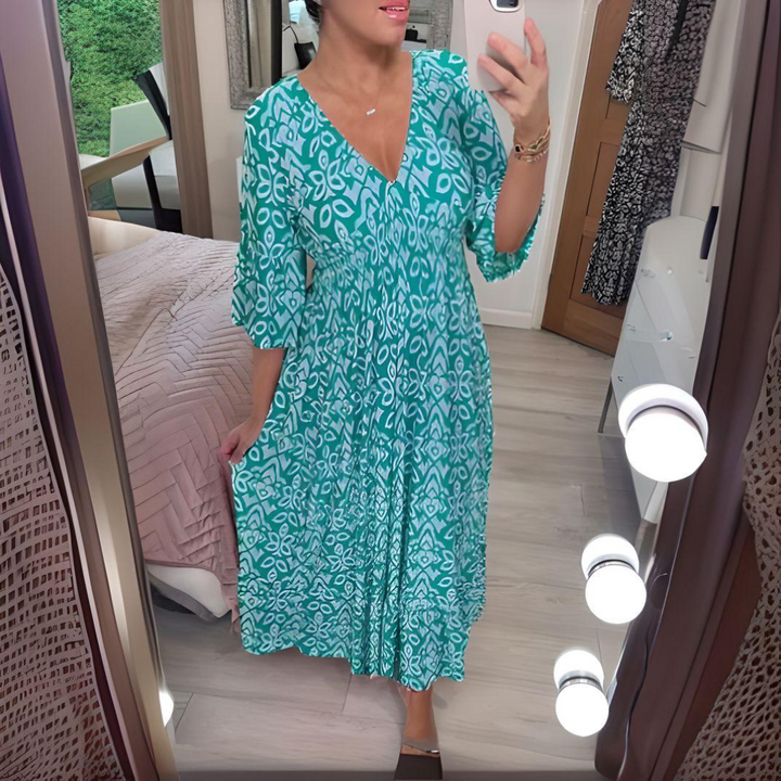 Lillia - Vestito Boho con Stampa
