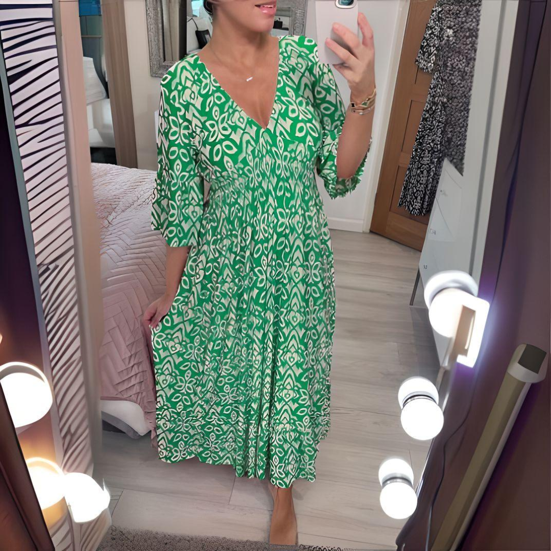 Lillia - Vestito Boho con Stampa