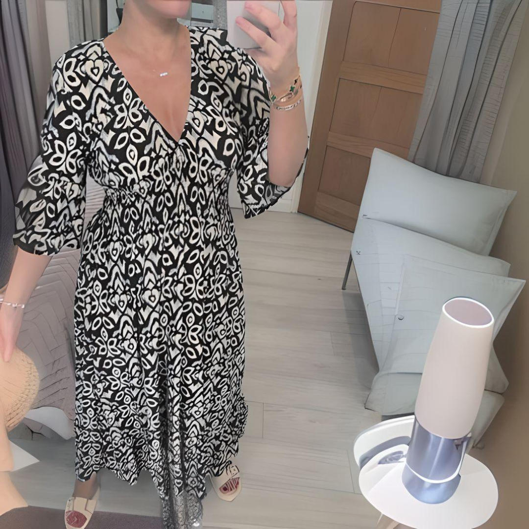 Lillia - Vestito Boho con Stampa