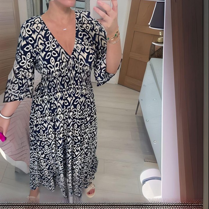 Lillia - Vestito Boho con Stampa