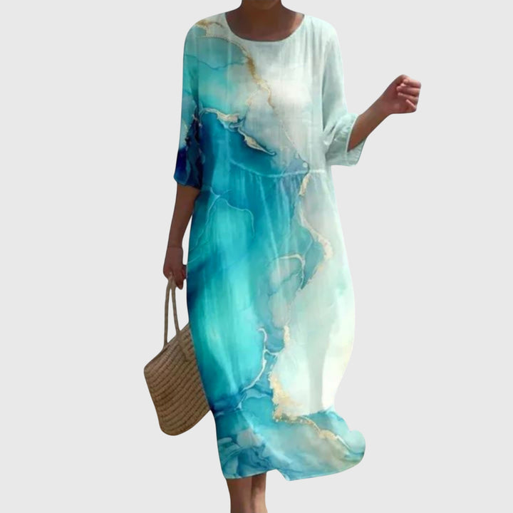 Hayley™ | Elegante Maxi Abito Floreale