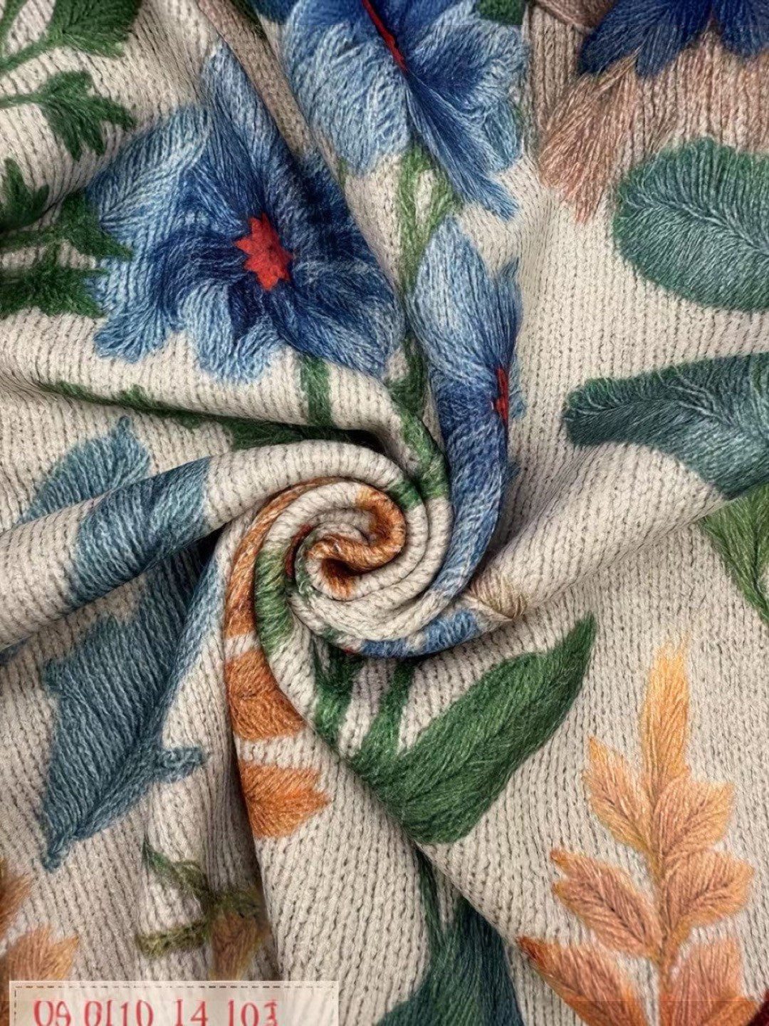 Birgit | Cardigan con Stampa Floreale Botanica