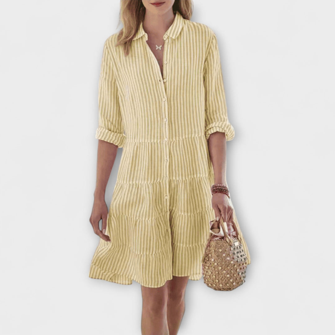 Nadie - Vestito Leggero a Righe