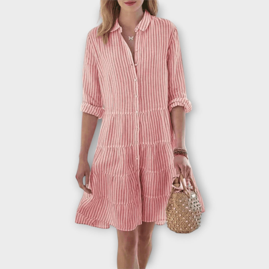 Nadie - Vestito Leggero a Righe