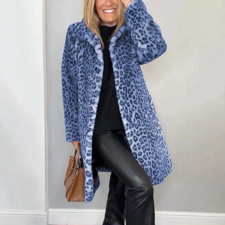 Greta | Cappotto in Pelliccia Ecologica Leopardata