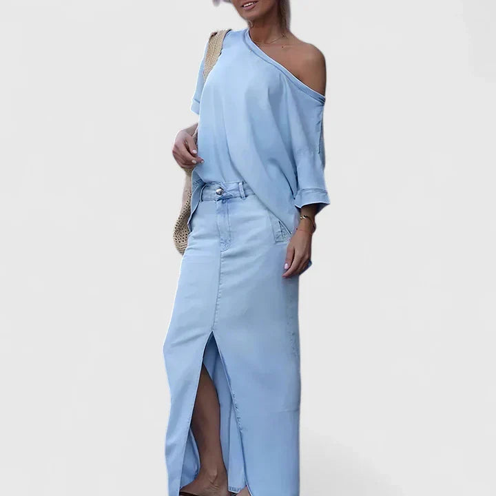 Averlynn | Elegante Set di Gonna Maxi